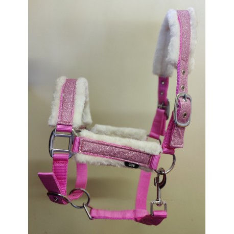 Thumbnail: Vogue Glitter Fluffy Headcollars