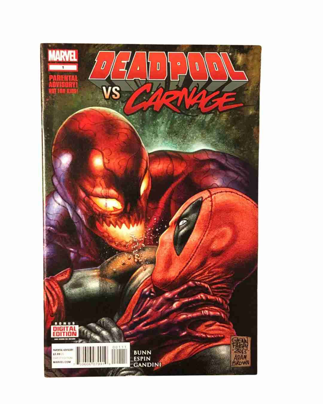 Deadpool Vs Carnage - 2013 - Bonus Digital Edition - Marvel Comics - Rare