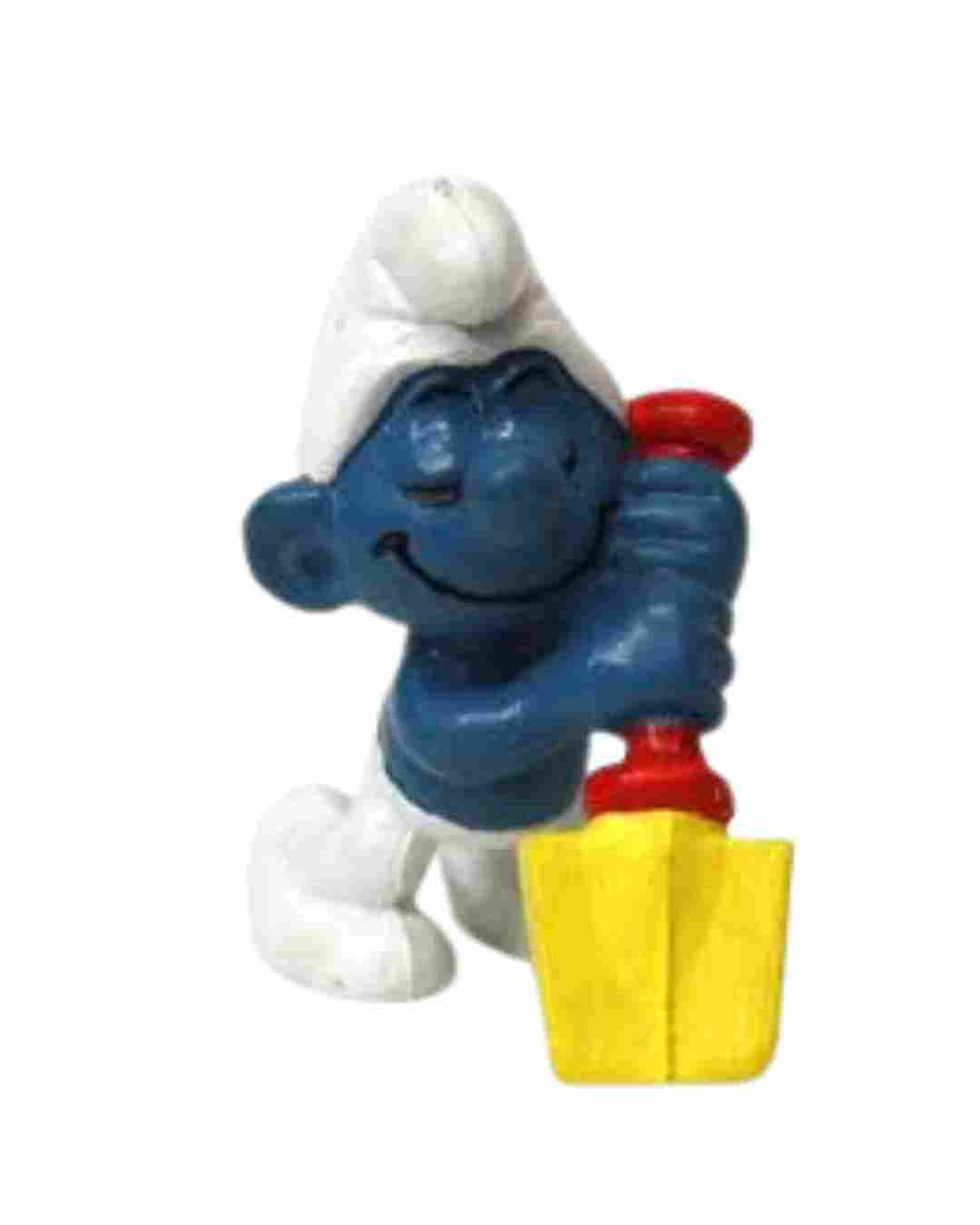 Smurfs 20043 Digger Smurf - 1978 Vintage Figure - Rare