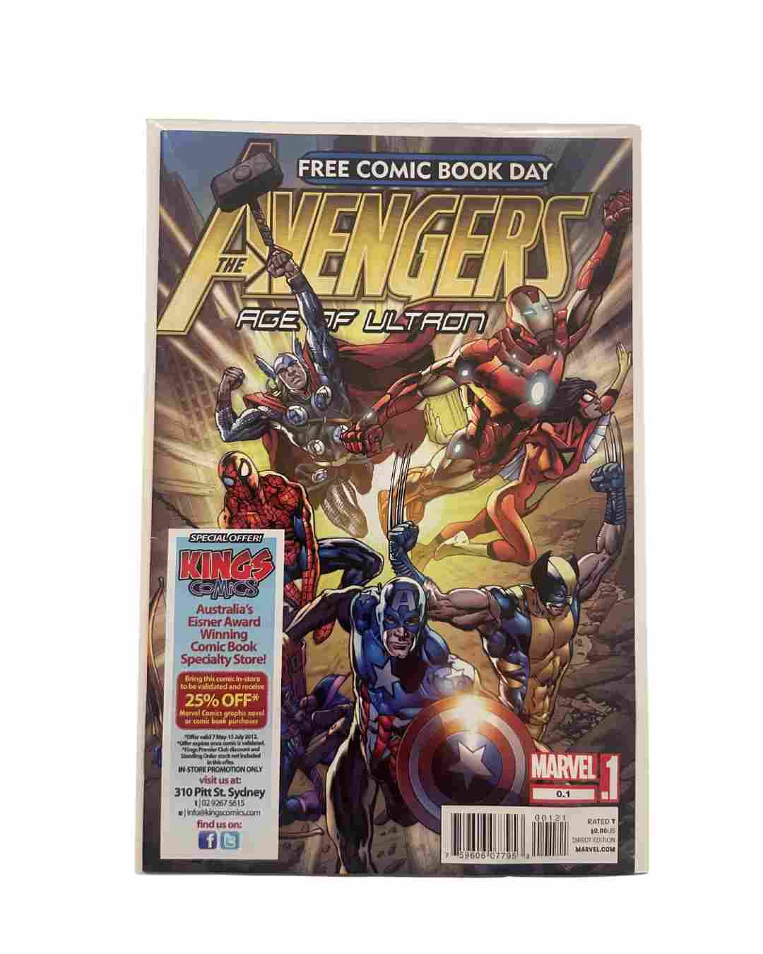 The Avengers Age of Ultron #0.1 2012 Free Comic Book Day NEAR MINT COND - RARE