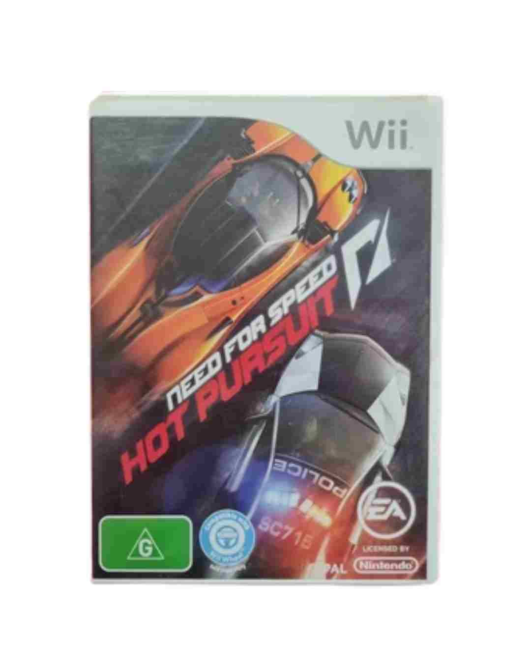 Need for Speed Hot Pursuit - Nintendo Wii - Case/Complete