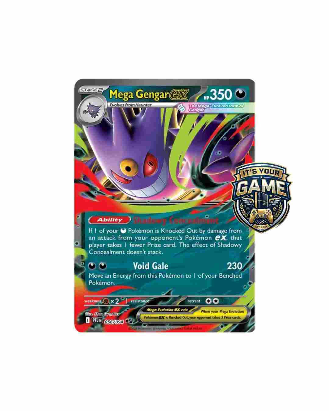 Pokémon Mega Gengar ex 056/094 - Phantasmal Flames