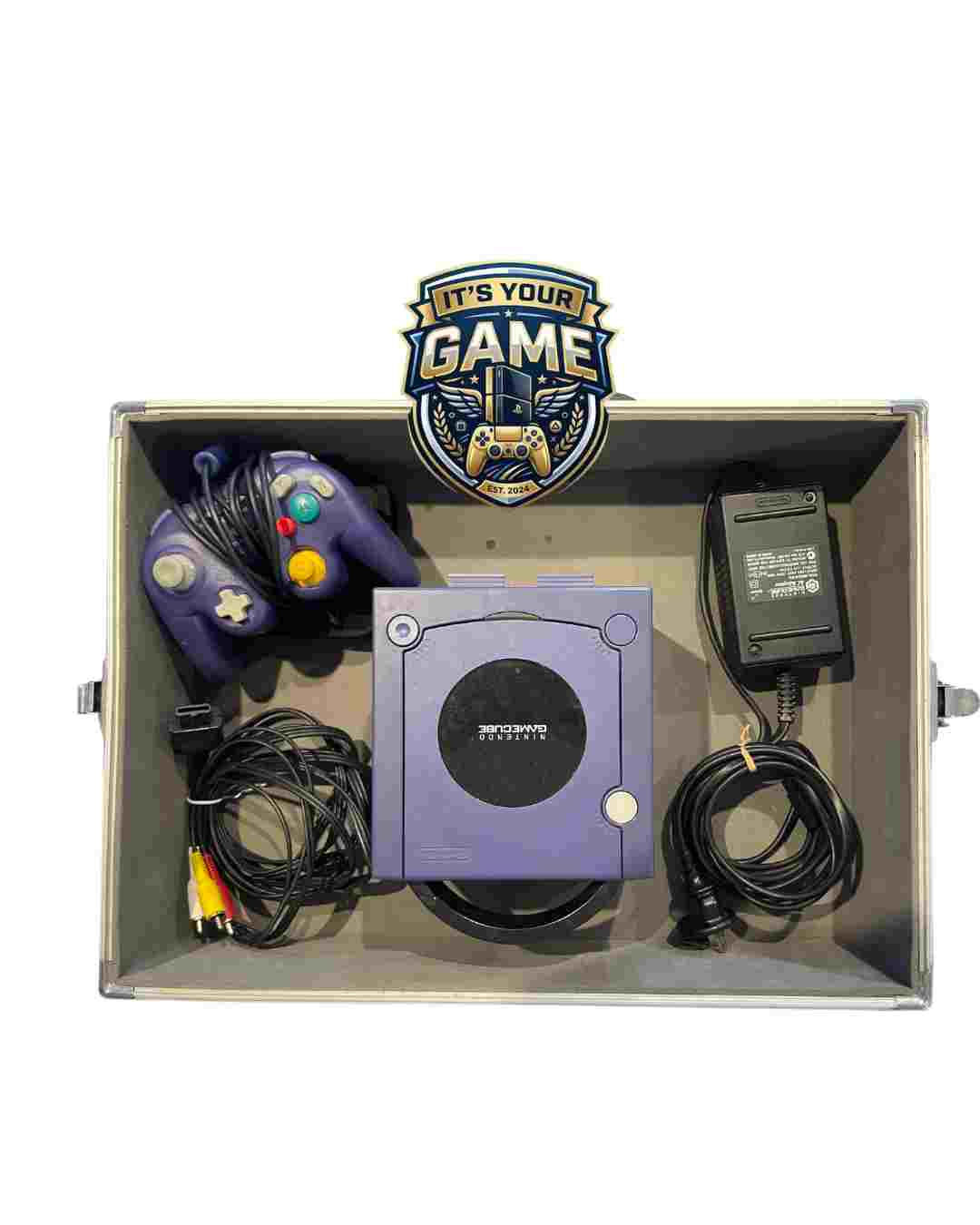 Nintendo GameCube Console - 2 x Memory Cards - Tested