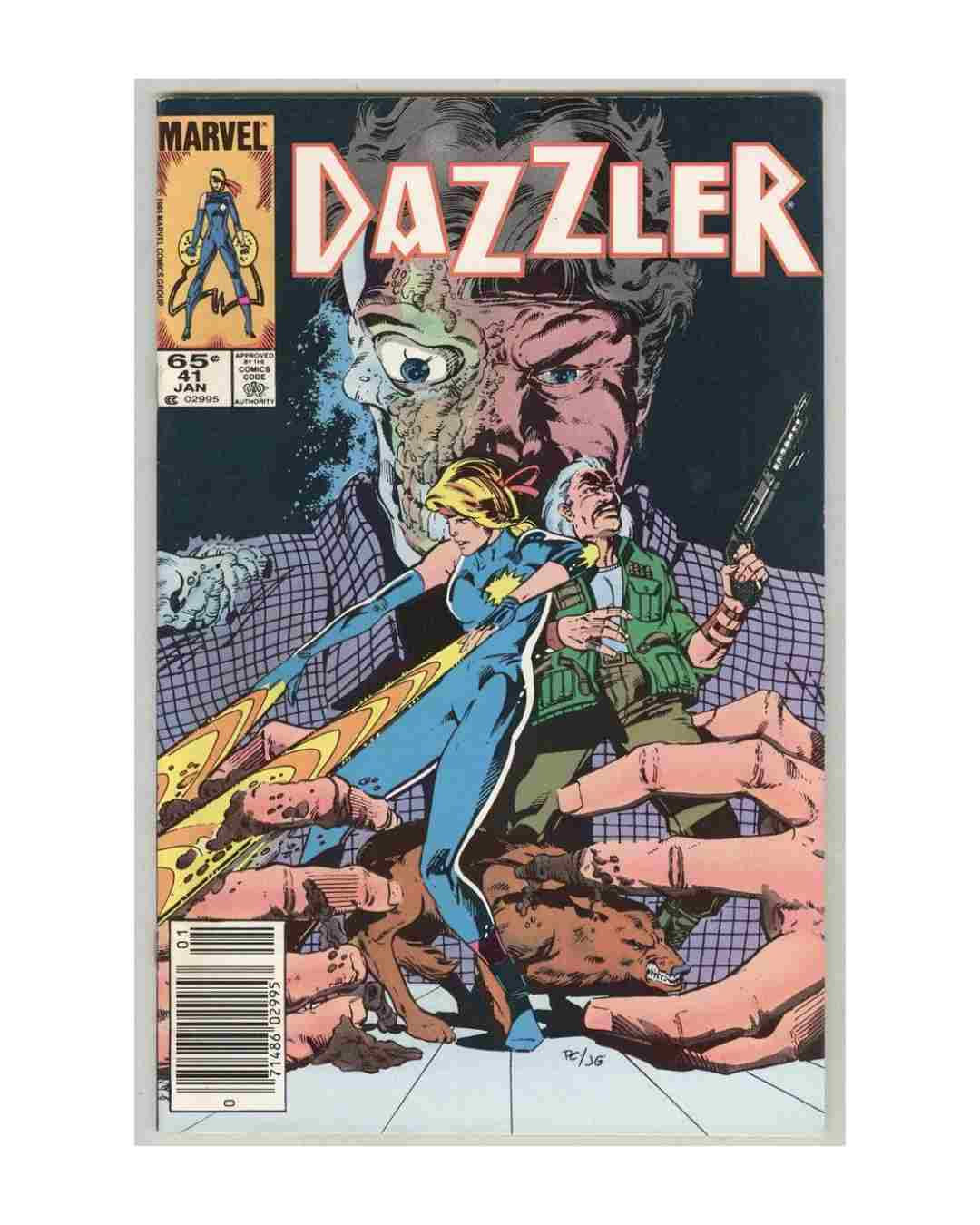 Marvel Comics Dazzler #41 January 1986 Paul Chadwick Cover