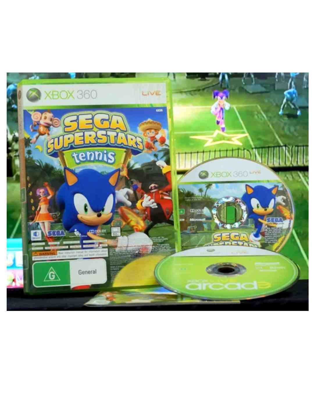 SEGA Superstar Tennis & Xbox Live Arcade Double Pack - Xbox 360 - Pal - Complete