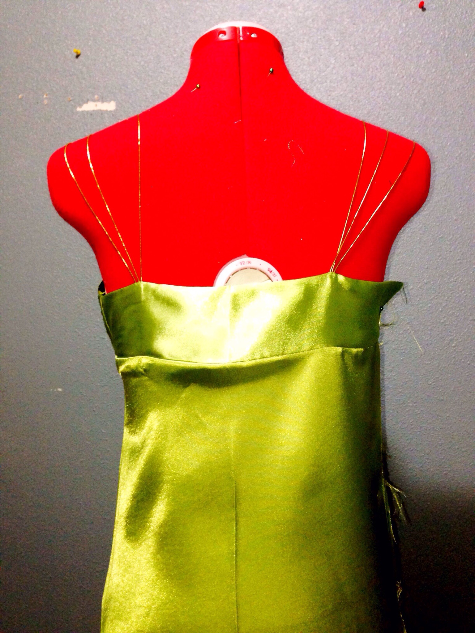 Bias Dress (Back View)