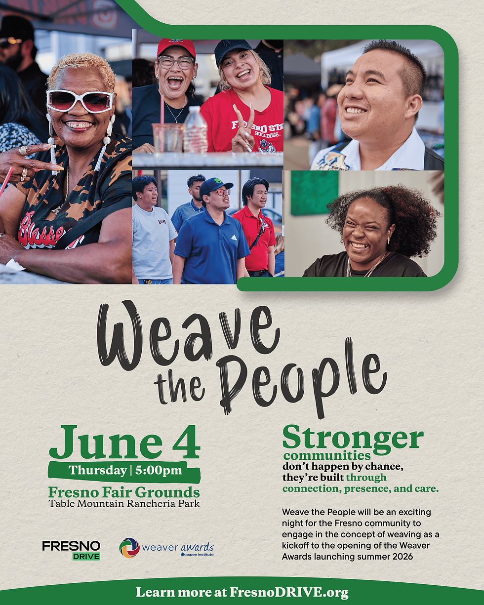 Fresno DRIVE to host free “Weave the People” event