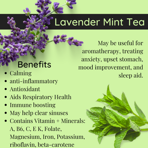 Lavender Mint Tea Natural Hub Online