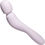Miniature : Dame Com Rechargeable Silicone Wand Vibrator Rose Quartz