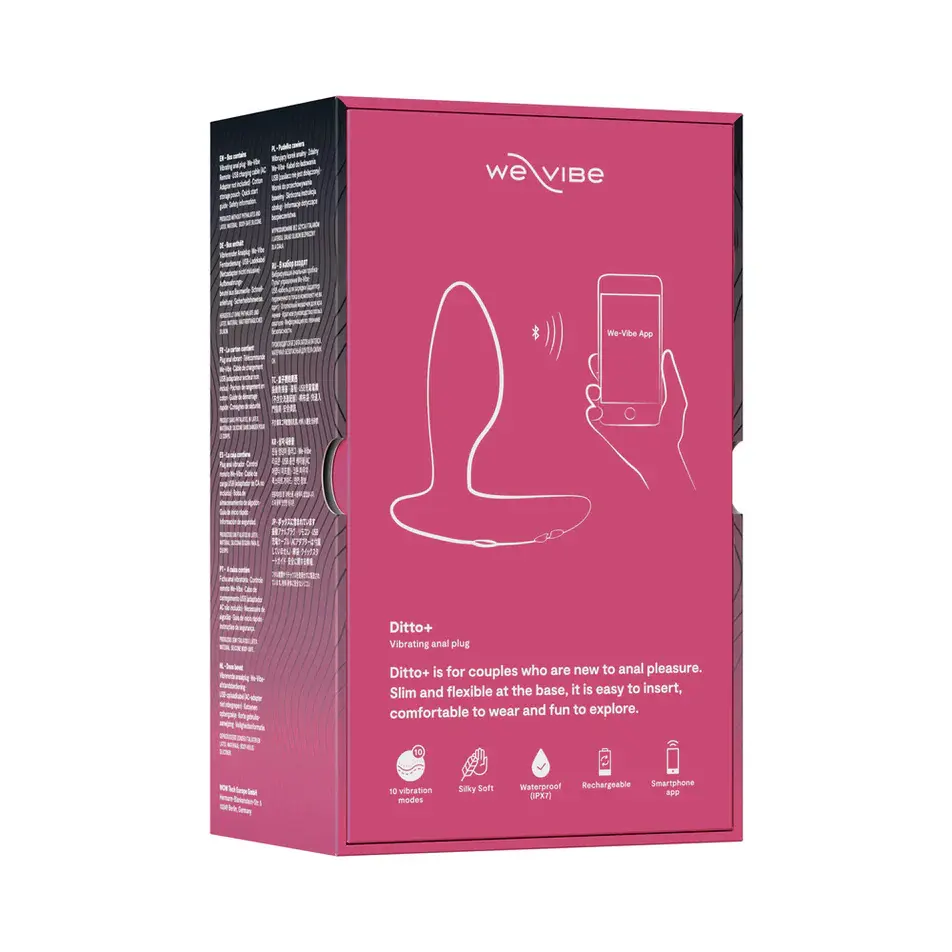 Miniature : We-Vibe Ditto+ Remote-Controlled Silicone Vibrating Anal Plug (Cosmic Pink)