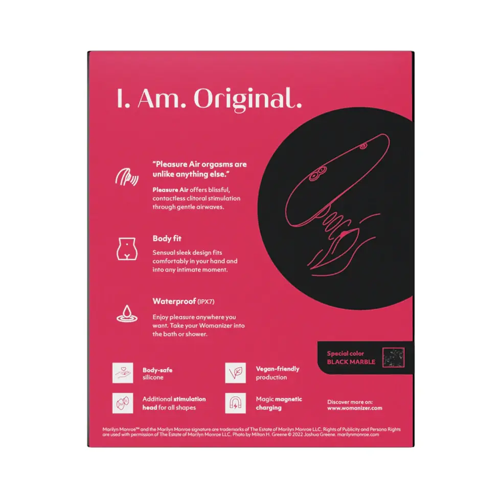 Miniature : Womanizer x Marilyn Monroe Special Edition Pleasure Air Clitoral Stimulator