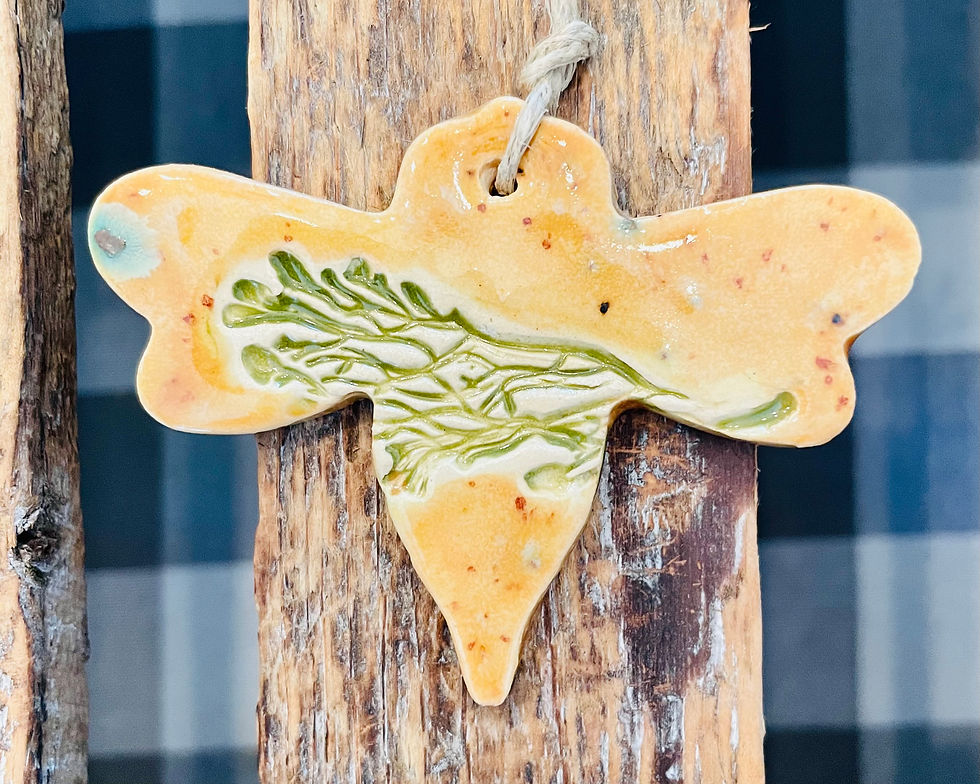 Thumbnail: Mini Lace Bee Ornament