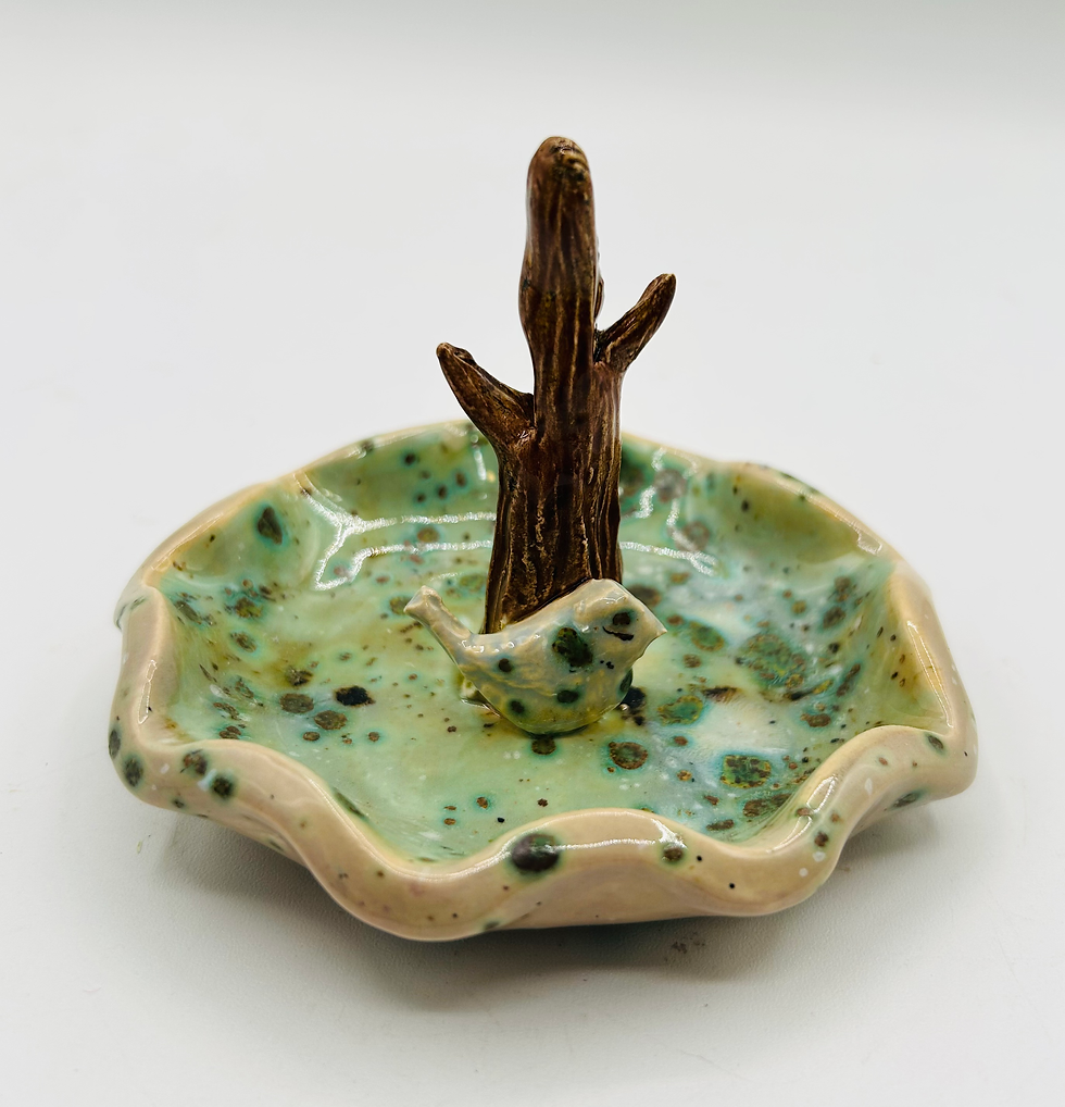 Thumbnail: Bird branch ring dish 