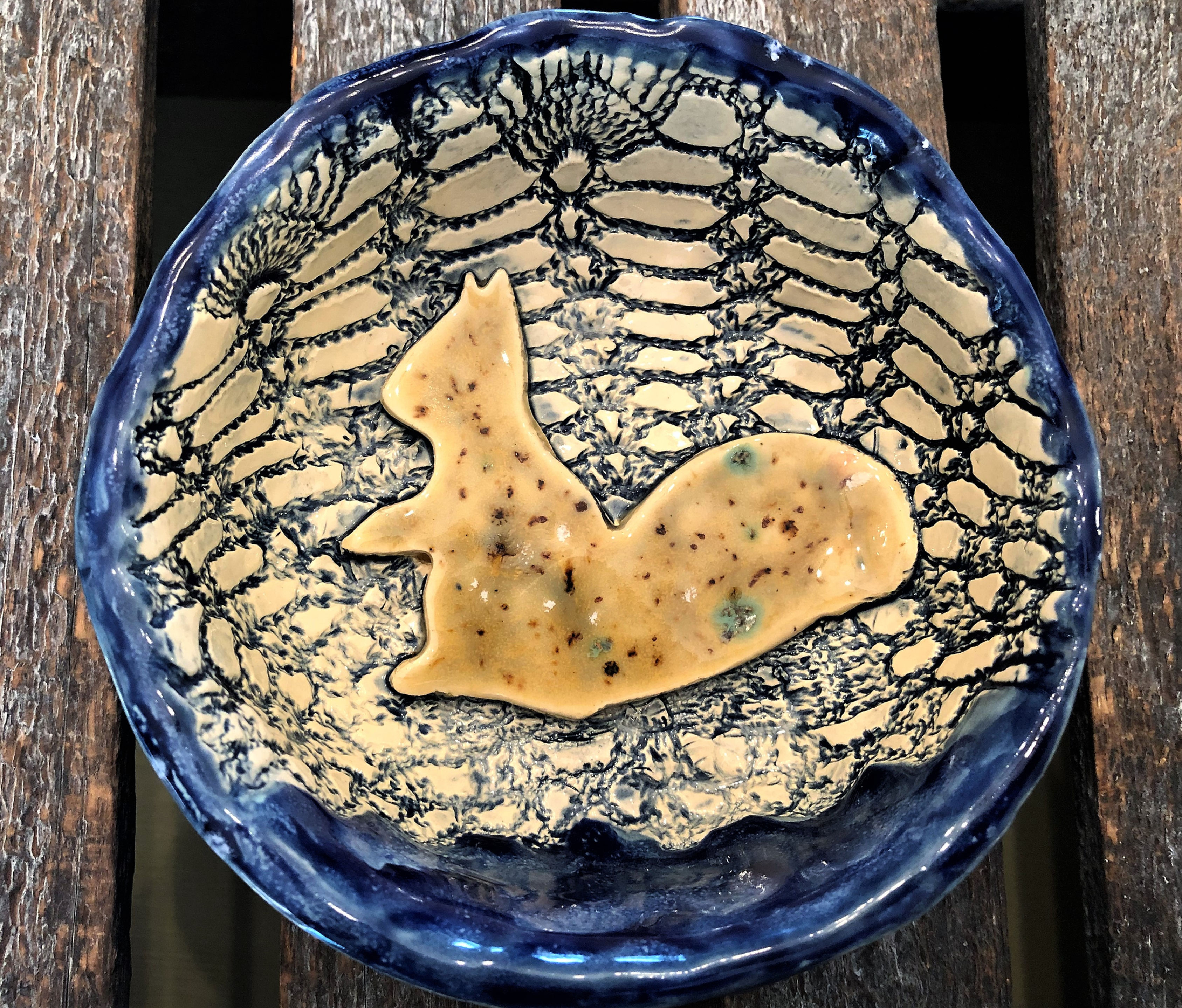 Squirrel Lace Bowl