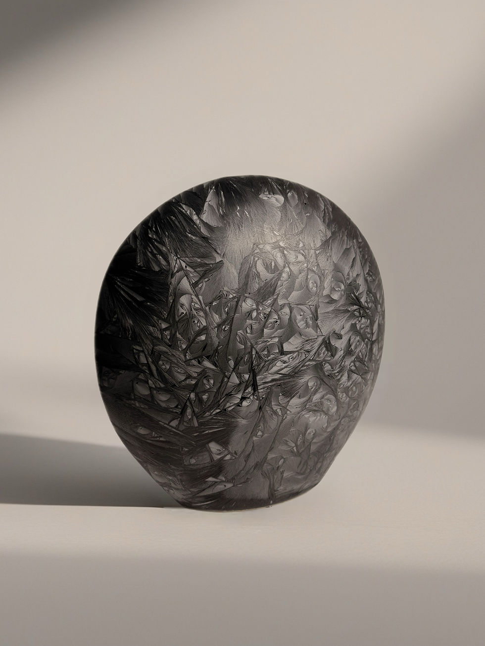 Thumbnail: A forged carbon decorative vase back view