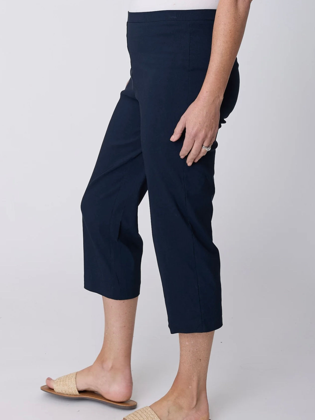 3/4 pants-navy