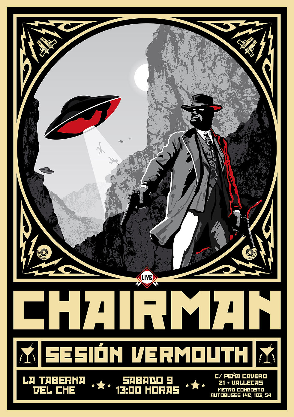 7 - Cartel Chairman - Sesion Vermouth - 9 Agosto 2014