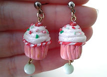 Polymer Clay Pink Cupcakes