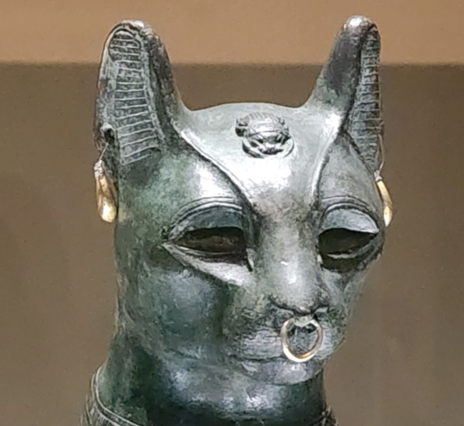 An Egyptian cat symbolizing ritual and abundance