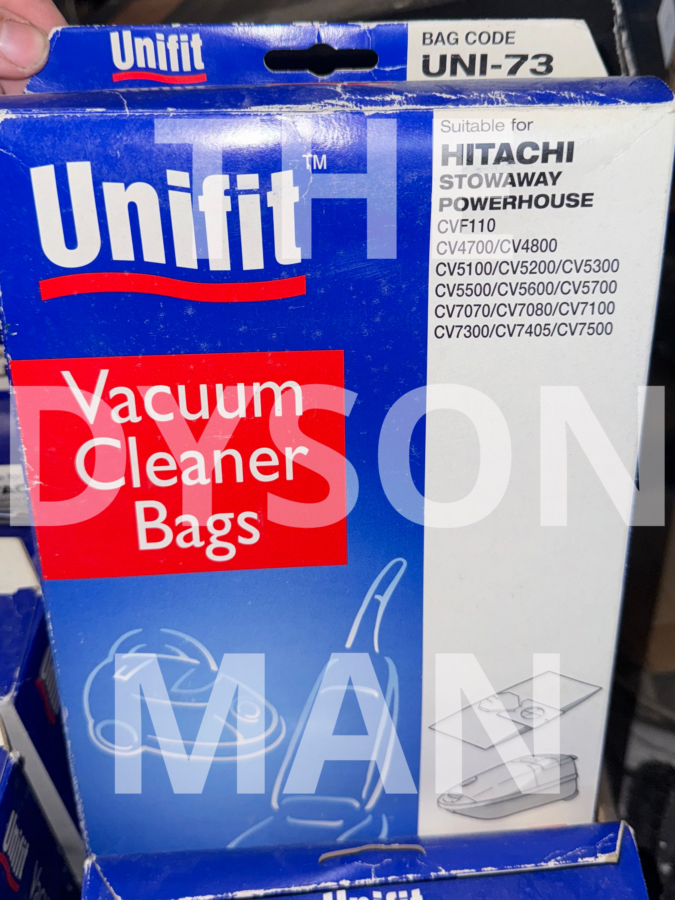 UNITFIT REPLACEMENT VACUUM BAGS UNI-73