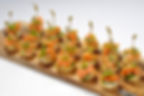 Mini blinis de luxe