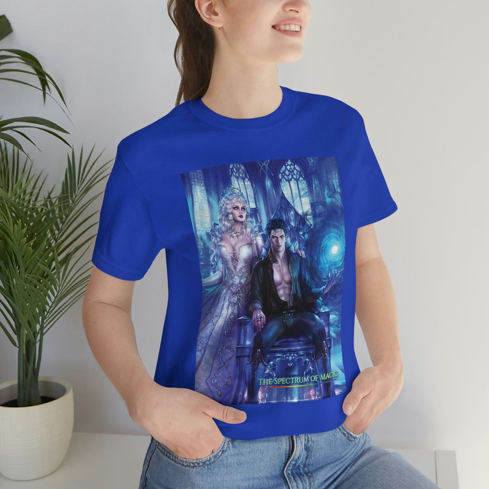 Thumbnail: Fragments of Time (The Spectrum of Magic) - Unisex Jersey Short Sleeve Tee