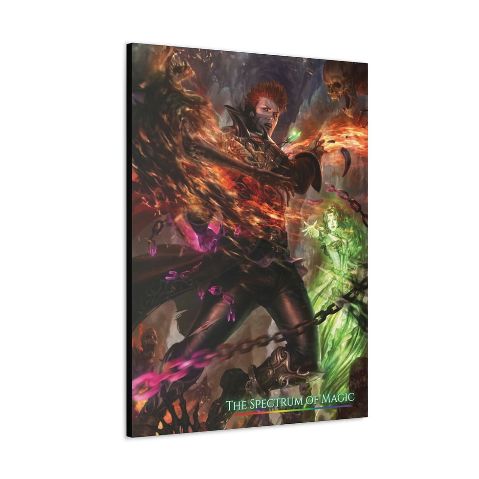 Thumbnail: Fragments of the Mind (The Spectrum of Magic) Canvas Print