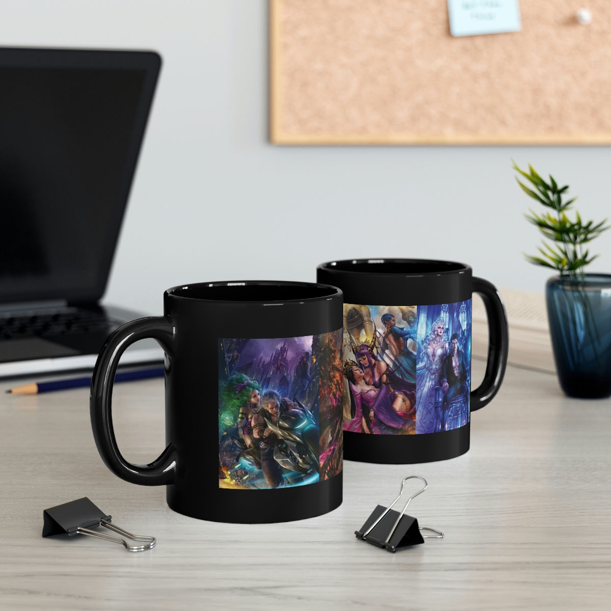 The Spectrum of Magic - 'The Spectrum' (Black Mug)