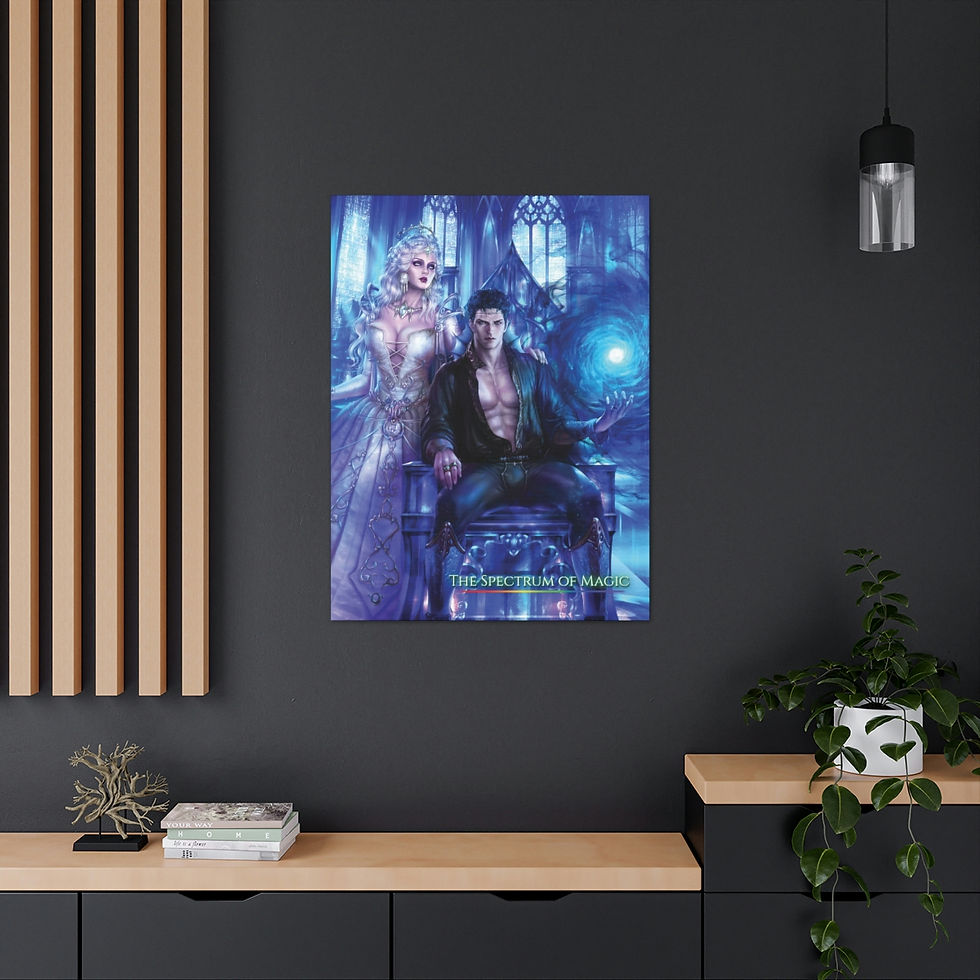 Thumbnail: Fragments of Time (The Spectrum of Magic) Canvas Print