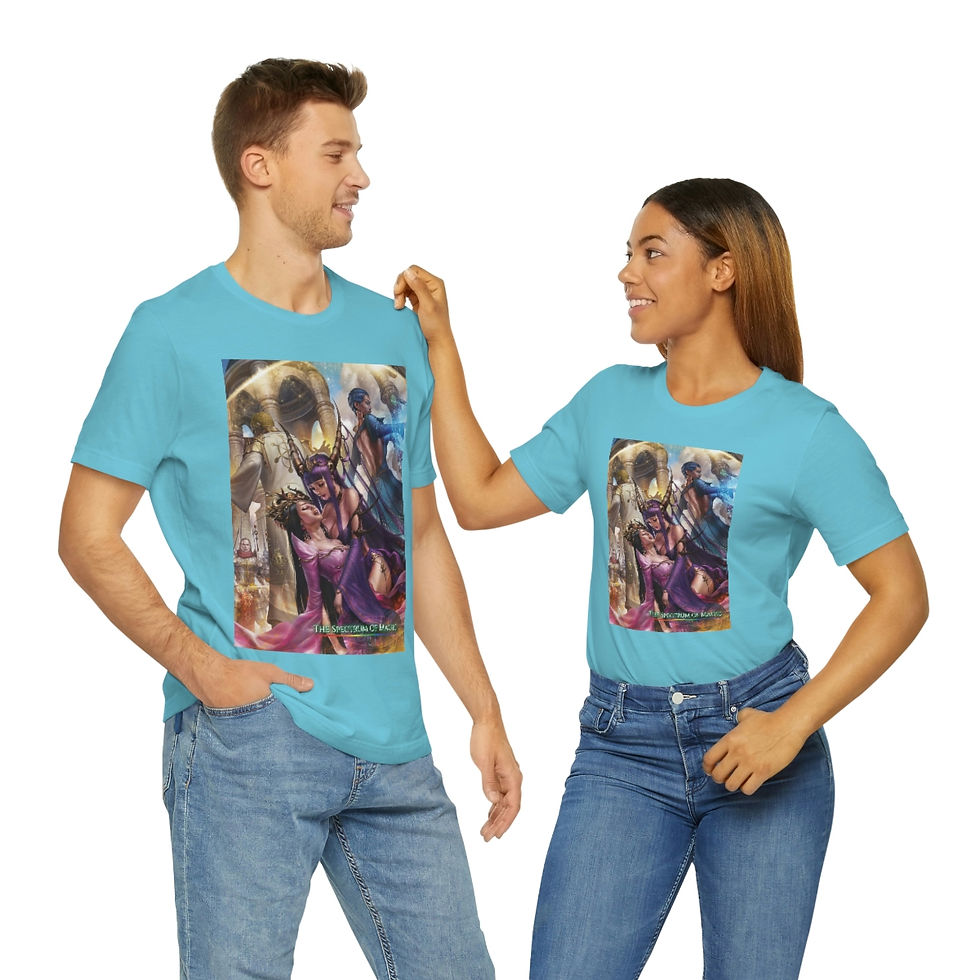 Thumbnail: Fragments of the Heart (The Spectrum of Magic) - Unisex Jersey Short Sleeve Tee