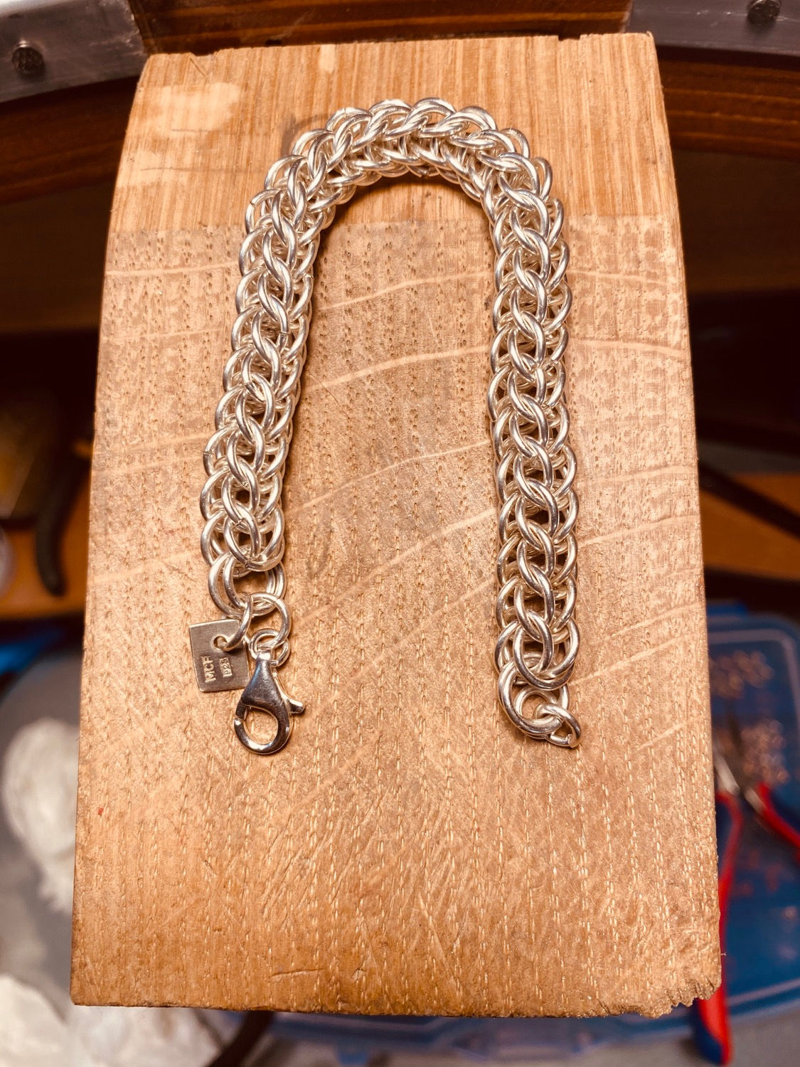 Armband ”Southern Man”. En länk av typen Full Persian. Silver 925.