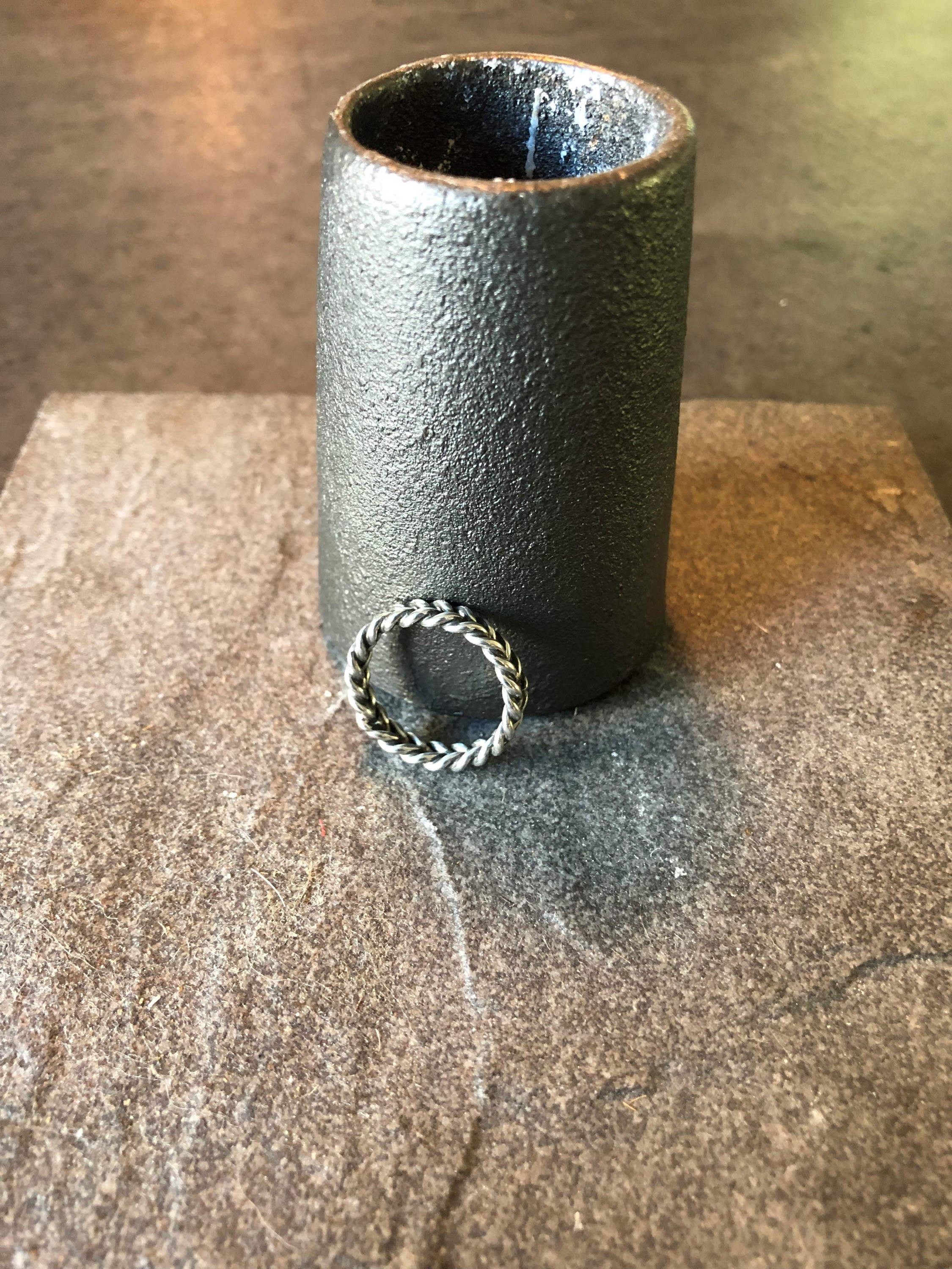 "Wowen" ring i 925 Sterlingsilver.