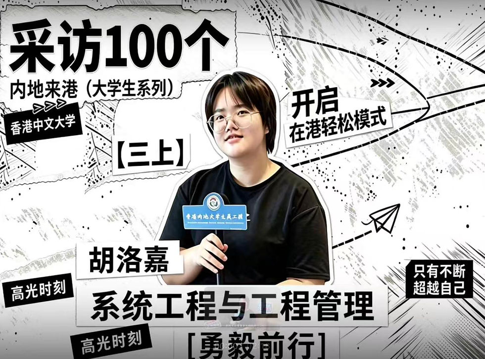 采访100个内地来港大学生【三上】