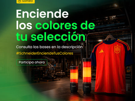 Las balizas Harmony de Schneider Electric se visten de rojo y amarillo para celebrar el Mundial 2026