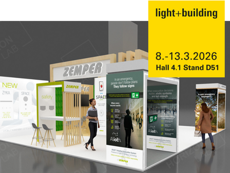 Zemper presenta en Light + Building 2026 una nueva generación de iluminación de emergencia inteligente y sostenible