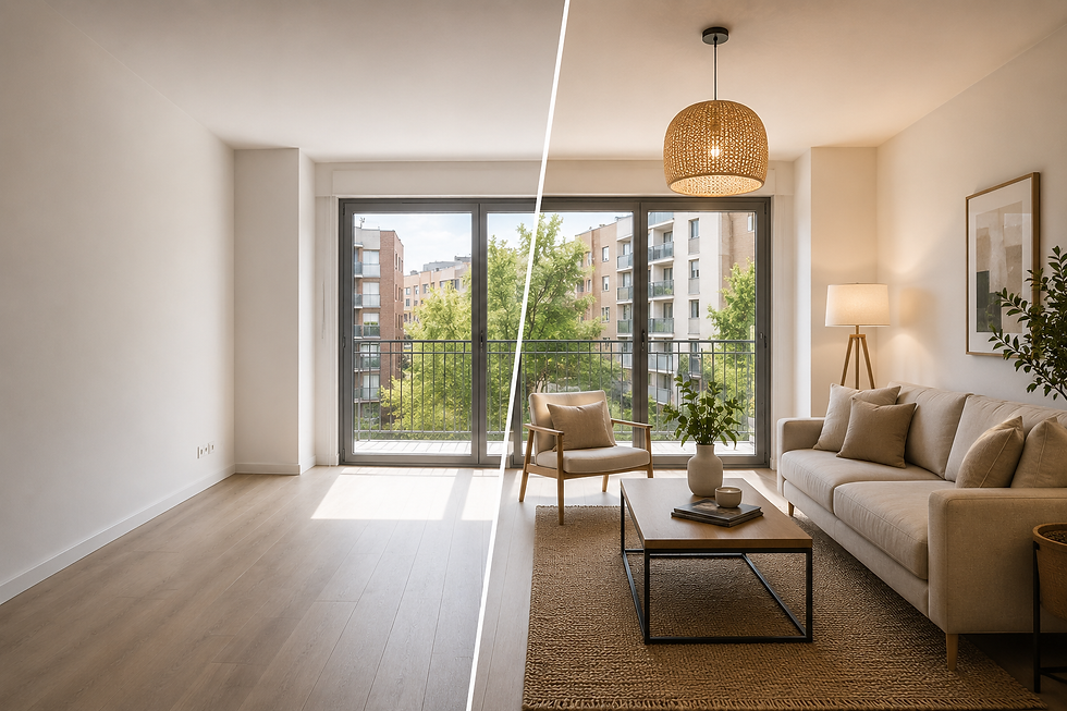 ¿Es mejor vender un piso vacío o amueblado?