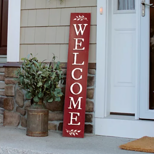 Un Welcome Porch Board