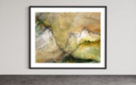 ,,Bad Gasteiner Thal .“ 40x50cm eingrahmt