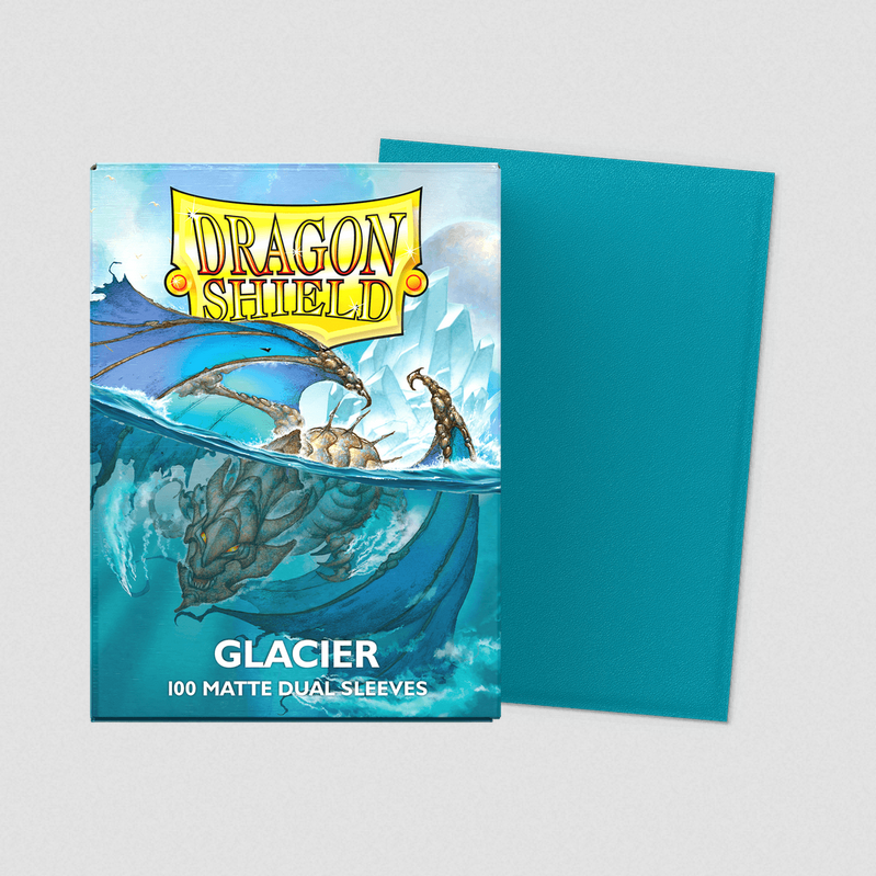 Glacier - Standard Dual Matte Sleeves (Dragon Shield)