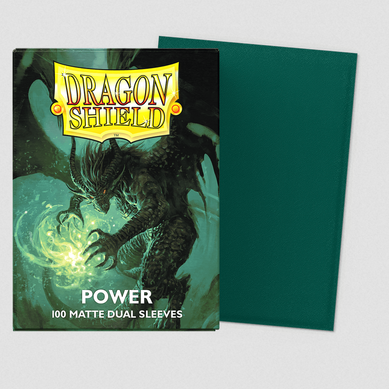 Power - Standard Dual Matte Sleeves (Dragon Shield)