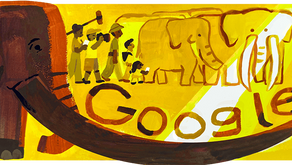 Who is Ahmed the Elephant and why is he being celebrated with a Google Doodle? 