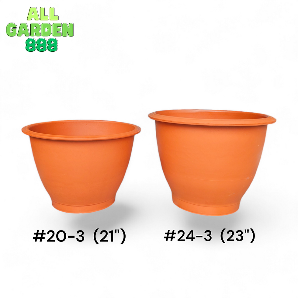 Thumbnail: Plastic pot No.24-3(23") Black, Brown