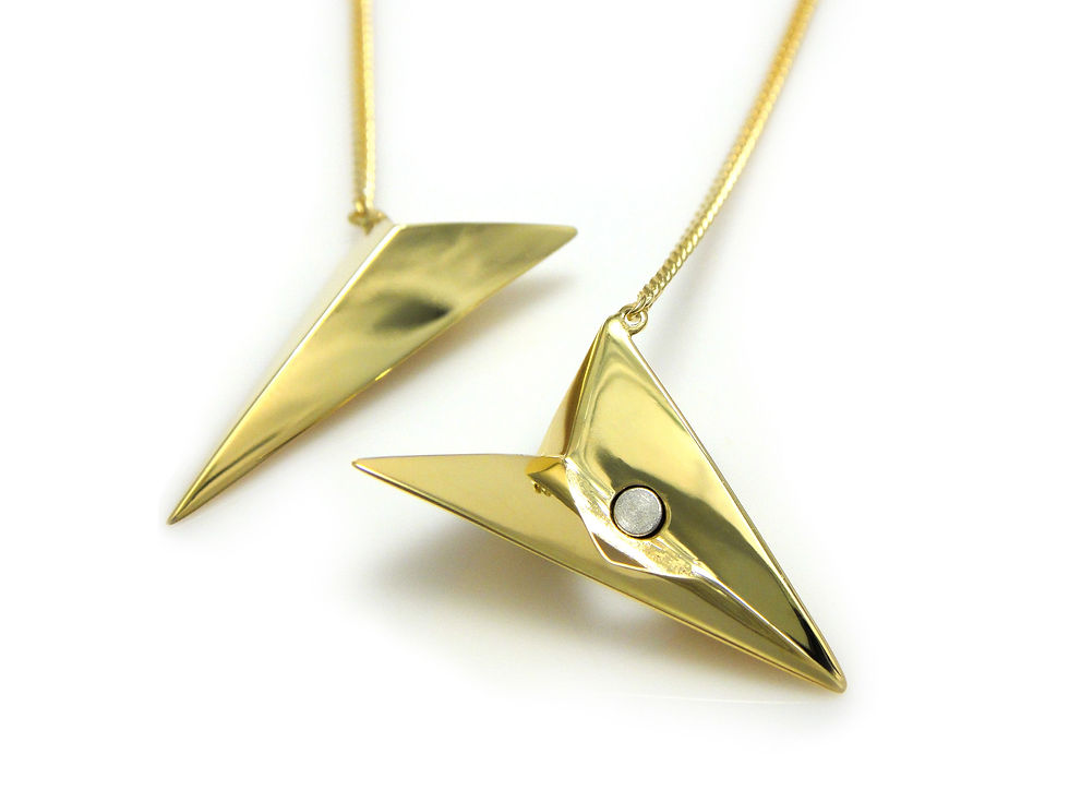 Thumbnail: Small Star Necklace in 18K Gold Vermeil