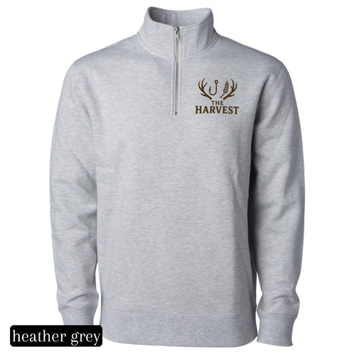 トップス GIBOUS BARBED WIRE HALFZIP SWEAT GRAY Quarter Zip | The Harvest