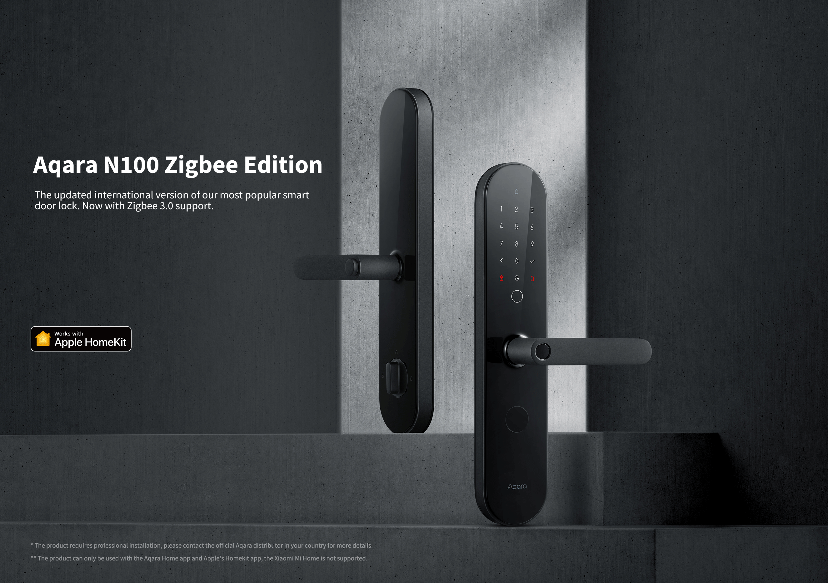 Aqara Door Lock N100 is the updated international version of our most popular smart door lock. Now with Zigbee 3.0 support.