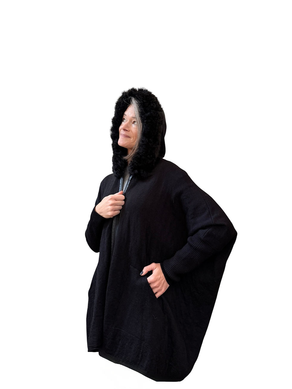 Thumbnail: Fashion Euro Cape Hoodie