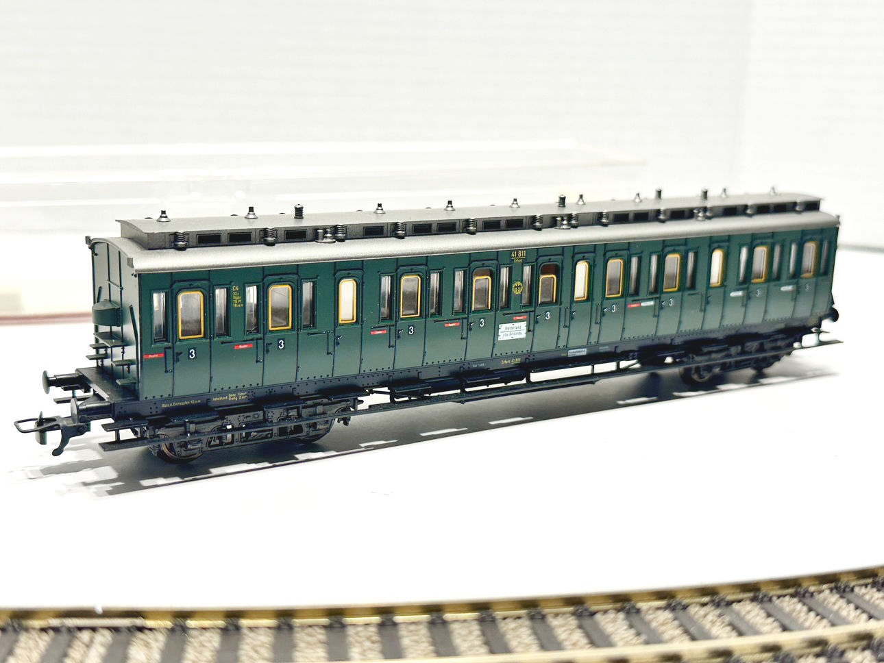 Fleischmann 5087 -4ax Prussian KPEV wagen, KKK, excellent, boxed