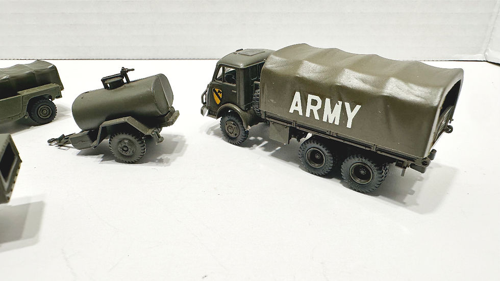 Thumbnail: 1:87 - Roco Military 7-piece set -very good