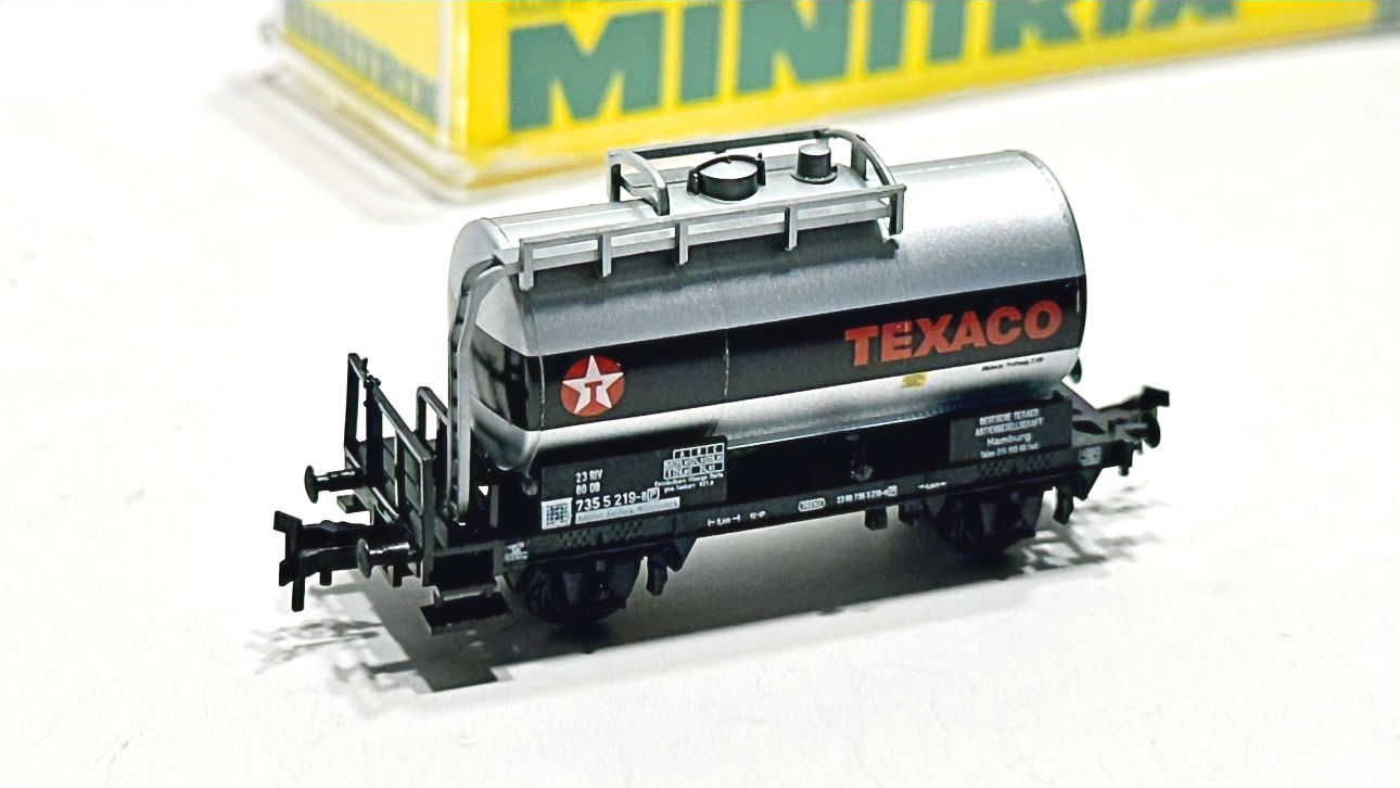 Minitrix 13549 -2ax tank wagen TEXACO, excellent, boxed