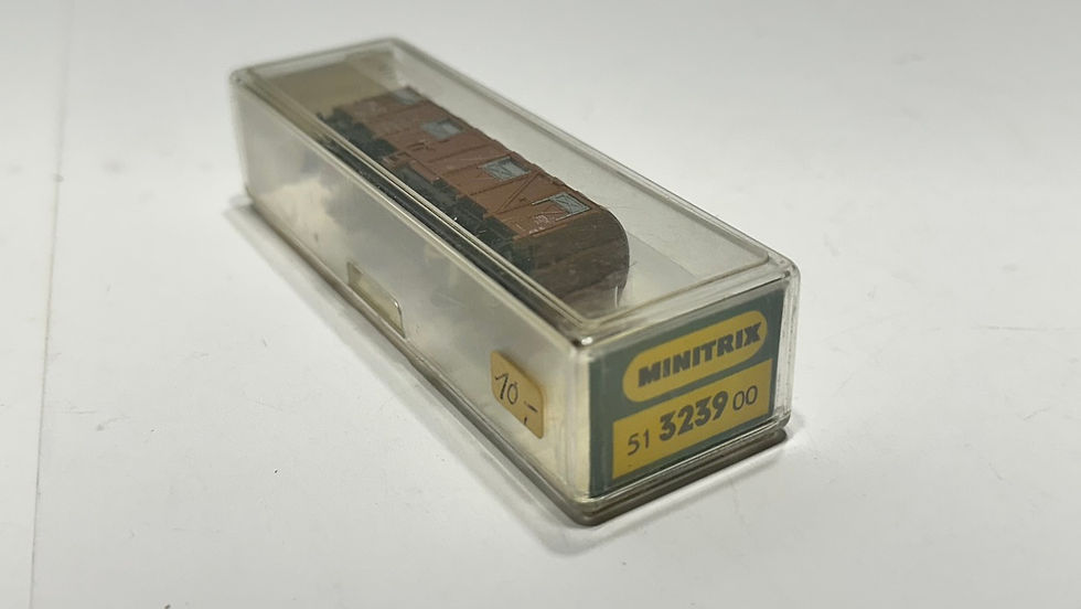 Miniatură: Minitrix 3239 freight wagen, excellent, boxed